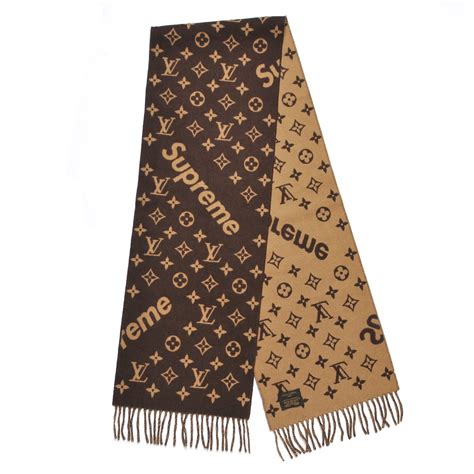 lv scarf supreme|louis vuitton scarf on sale.